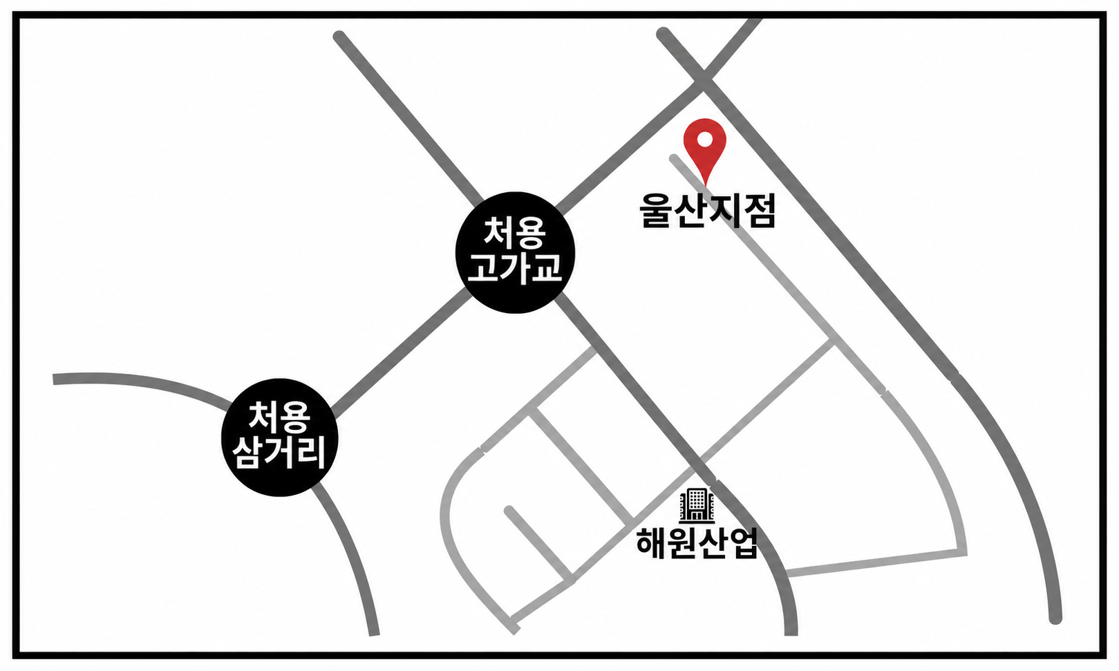 울산지점 약도